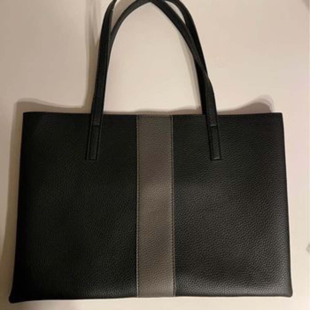 VINCE CAMUTO Vegan Leather Luck Tote black